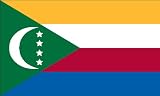 America's Flag Company FF2X3NCOM1 2-Foot by 3-Foot Nylon Comoros Flag