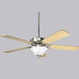 Progress Lighting P2522-09 Air Pro 3-Light Ceiling Fan in Brushed Nickel  P2522