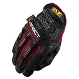 Mechanix Wear (MECMPT52009) Mpact Glove with Poron XRD, Black/Red, Size Medium
