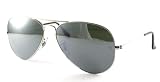 Ray Ban Sunglasses RB3025 Aviator Large Metal W3234 Arista Gold/Crystal Green, 55mm