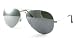 Ray Ban Sunglasses RB3025 Aviator Large Metal W3234 Arista Gold/Crystal Green, 55mm