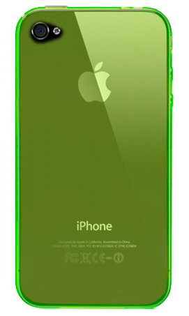 iPhone 4 Thermoplastic Polyurethane Resin Skin - Clear Green (AT&T)