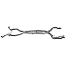 KOOKS 25103301 Stainless Race Green Catted X-Pipe