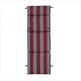 IMAGE OF Universal Outdoor Patio Chaise Cushion Fabric: Monserat Sangria