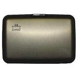 Best Price Ogon Aluminum Small Smooth Wallet - Dark Grey - Dark Grey