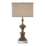 Pair Treviso Swedish Vintage Gold Urn Based Table Lamp