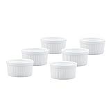 (USA) Deals on HIC 6-ounce Porcelain Souffle 3.5-inch Set of 6 