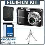Fujifilm FinePix AX300 Digital Camera Kit - Black - with 4GB SD Memory Card ....