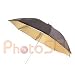 PhotoSEL UM-11G Gold/Black Photography Studio Reflective Umbrella 102cm