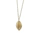 SHAESBY- Gold Shell Diamond Pendant