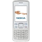 Nokia 6300 Silver/White Unlocked GSM Tri-Band Camera CellPhone