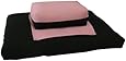 Brand New Pink/black Zabuton Zafu Set, Yoga, Meditation Seat Cushions, Kneeling, Sitting, Supporting Exercise Pratice Zabuton & Zafu Cushions.