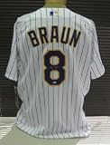 Ryan Braun Signed Throwback Milwaukee Brewers Jersey