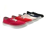 ELLA PLIMSOLES PLIMSOLLS LACE UP PUMPS ESPADRILLES TRAINERS SHOES CANVAS LADIES WOMENS MENS BOYS GIRLS UK 3-8
