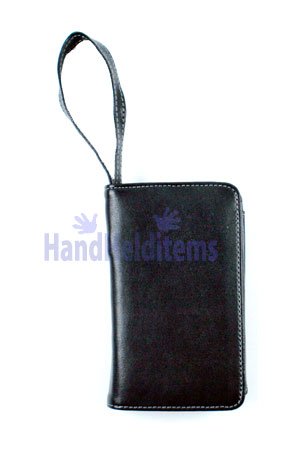 Electronics: HHI iPhone Soft Leather Wallet Case   Black