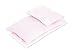 Pinolino 28685-7 - Bettzeug für Puppenbetten, 3-tlg., Vichy-Karo rosa