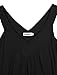 Ninedaily Women Sleeveless Comfy Tunic Top Pleated Front V Neck Tanks Vest