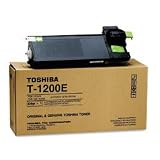 T1200 - Toshiba BRAND T-1200E BLACK LASER Copier Toner for use in Toshiba E Studio 120 / 150 / 162 avg yield 6500 pages at 5 % coverage
