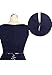 Babyonline Women's Polka Dots False Two Pieces Wear to Work A-line Party Dress