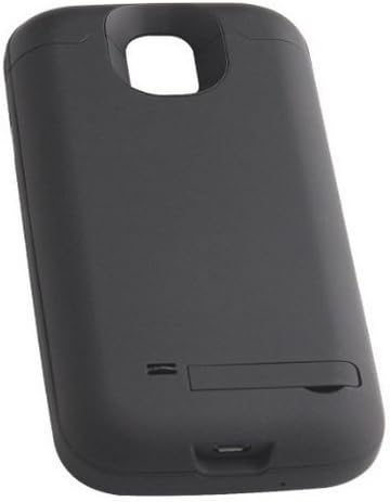 (4200mah Black) 4200mAh Portable USB External Rechargeable Backup Battery Power Bank Charger Case with Viewing Stand for Samsung Galaxy S4 i9500