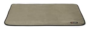 Big Shrimpy Landing Pad Faux Suede Crate Mat, Small, Stone Big Shrimpy Landing Pad Faux Suede Crate Mat, Small, Stone