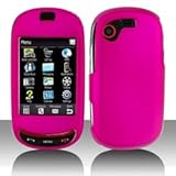 Pink Hard Plastic Rubberized Case Cover for Samsung Gravity T T669