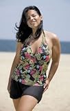 Cozumel Two Piece Plus Size Halter Skirtini Swimsuit - Women s Swimsuit Plus Size Swimsuit
