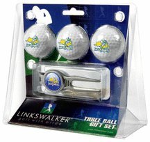 South Dakota State Jackrabbits 3 Ball Golf Gift Pack With Kool Tool