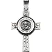 14K Two Tone Gold St. Michael Cross Pendant