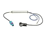 Produkt-Bild: 1524-04 Audi / Citro&euml;n / Seat / Skoda / VW ISO-Antennenadapter Fakra (Z) mit Phantomeinspeisung