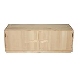Natural Wooden Birch 2-Door Organizer Unit by Room Magic