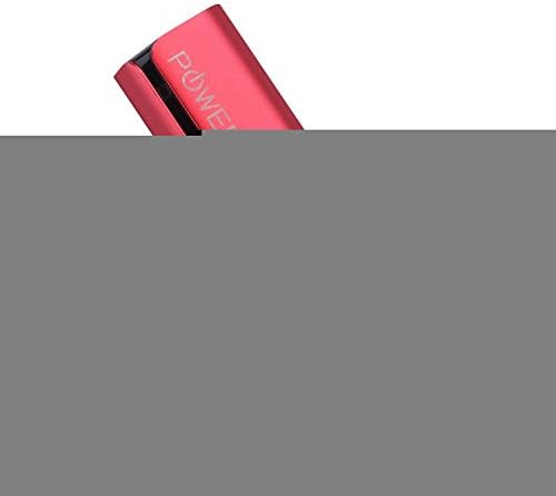 Skymax Mini 3000mAh Lipstick-Sized Aluminum Alloy Portable Charger External Battery Power Bank for Iphone 6, iPhone 5s, Blackberry, Samsung,Tablet (Red)
