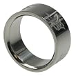316L Stainless Steel Ring with shiny polish. Width: 8mm 316L Stainless Steel Ring with shiny polish. Width: 8mm