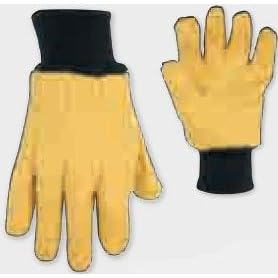 Custom LeatherCraft 2022 Glove, Chore, Yellow Flannel by Custom Leather Craft