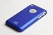 Apple iPhone Soft Polycarbonate Slim fit Case -Blue (Cozip Brand) Made in Korea