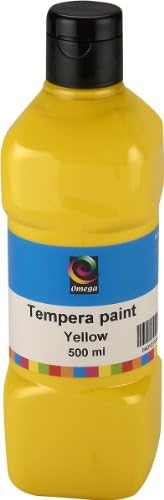 Omega Tempera Paint, 500ml, Yellow
