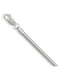 MMA Silver - 18 inch 3.2mm Snake Chain Necklace