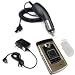 Samsung SCH-U740 Accessory Bundle Kit - Rapid Car Charger + Home Travel Charge + Clear Snap On Crystal Cover Case W/ Belt Clip