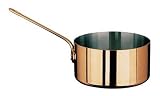 World Cuisine 45206-14 Stainless Steel Lined Copper Sauce Pan Dia. 5-1/2 Inch