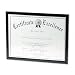 DAX Value U-Channel Document Frame with Certificates, 8.5 x 11 Inches, Black (N17000N)