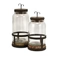 IMAX Sloan Lidded Canisters, Set of 2