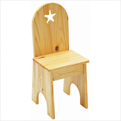 Solid Back Star Kids Chair Finish: Sanded / Unfinished