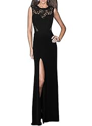 Scoop Neck Cap Sleeves Sleeveless Peplum Cutout Nylon/Spandex Evening Dress/Party Dress/Wedding Dress/Maxi Dress 