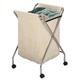 Whitney Design 7075 X-Frame Clothing Hamper, Silver