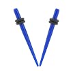 Acrylic Neon Taper - Blue - 12G - Sold as a Pair
