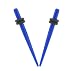 Acrylic Neon Taper - Blue - 10G - Sold as a Pair