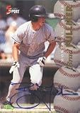 Brad Fullmer, Montreal Expos, 1995 Classic 5 Sport Certified Autographed Card