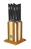 Sanelli 903806 6 Pcs Set, Bamboo Block Incl.
