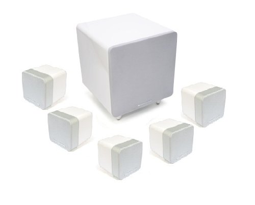 Cambridge Audio Minx S315 5.1 Home Cinema System, High Gloss White Cambridge Audio Minx S315 5.1 Home Cinema System, High Gloss White