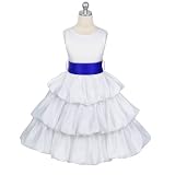 White Flower Girl Dress or Communion Dress (Size Toddler to 16)